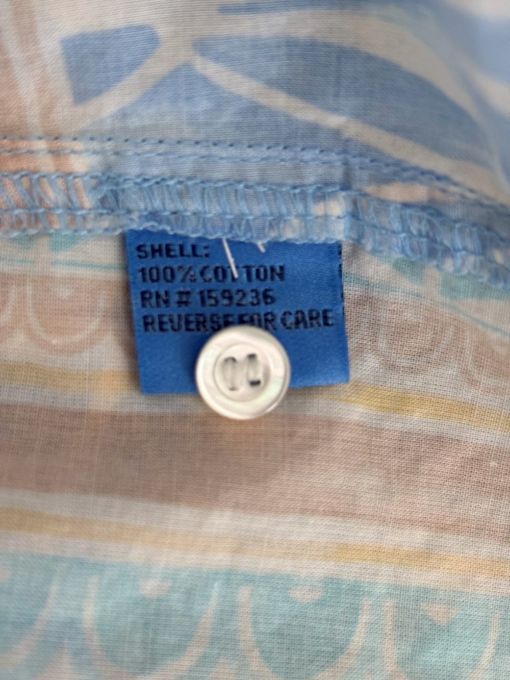 J. McLaughlin Geometric Tile Print Button Front L… - image 8